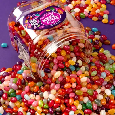 Zdjęcie produktu dla Cukierki o smaku owocowym The Jelly Bean Factory, 36 smaków, mix 225 g