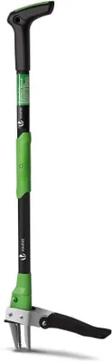 Produktbild von Famanu Unkrautstecher - 100 cm Länge - Edelstahl - Robuster langer Griff - Ideal für Garten und Rasen