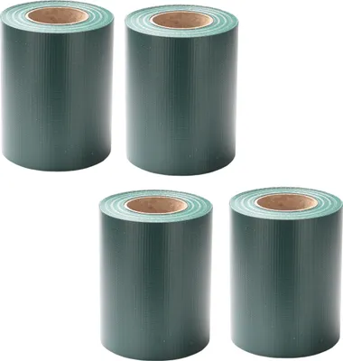 Immagine prodotto di TolleTour strisce per la privacy strisce per la privacy in PVC strisce frangivento strisce a doppia asta 35mx4 verde