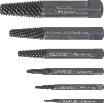 Produktbild von GEDORE 8551-66 Schraubenausdreher-Satz 6-teilig M3-M24, 6759700