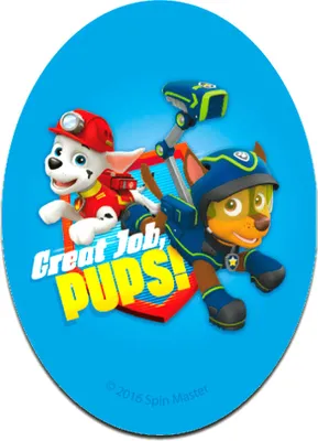 Immagine prodotto di Paw Patrol © Great Jobs, Pups! - Toppe, decalcomanie da stirare, applicazioni, toppe, da stirare, Dimensioni: 11 x 8 cm