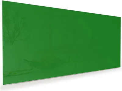 Produktbild von Glasbild 60x30cm in XXL für Wohnzimmer, Schlafzimmer Motiv Grüner Hintergrund I