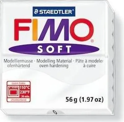 Produktbild von FIMO, Modelliermasse, Knete weiss soft normal
