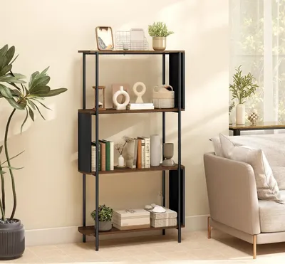 Produktbild von 4-stufiges Regal, Freistehendes Regal,Bücherregal