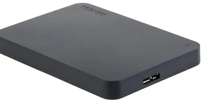 Produktbild von Toshiba Canvio Basics , 1 TB, 2.5", 2.0/3.2 Gen 1 (3.1 Gen 1), Schwarz
