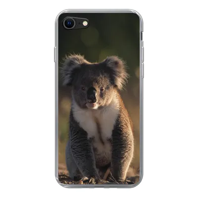 Produktbild von MuchoWow® Handyhülle Schutzhülle Hülle für iPhone 7 Koala - Sonne - Tier - Kinder - Jungen - Mädchen Silikon Softcase Handy Hülle - Kartenhalter