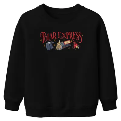Zdjęcie produktu dla Polar Express Christmas Train I Believe Conductor Bell Gift Uni  Bluza dziecięca Pullover, Czarny, 104