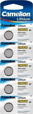 Produktbild von 5er Blister Camelion CR1616 Lithium 3V Batterie