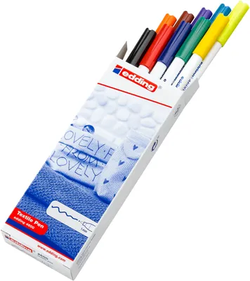 Obrázok produktu pre edding 4600 textilné pero assorted (balenie po 10 ks)