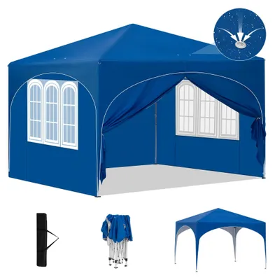 Produktbild von Pavillon-Zelt – Aufklappbares Partyzelt – Zelte – Campingzelt – Wasserdichtes Campingzelt – 3x3 Meter