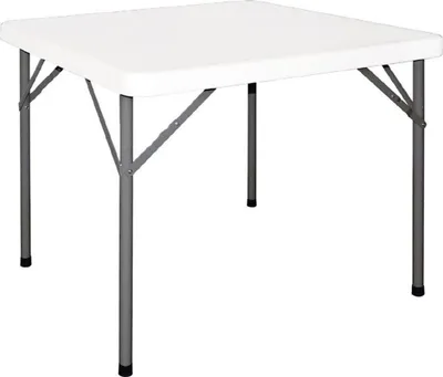 Produktbild von Bolero quadratischer Klapptisch weiß 86 x 86cn