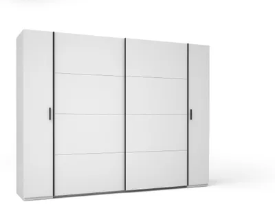 Produktbild von raumhirsch KLEIDERSCHRANK Weiß, Schwarz 270/208/61