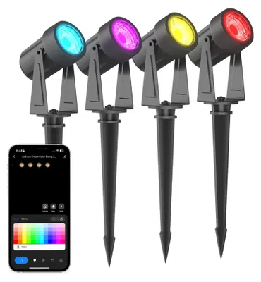 Produktbild von Ledvion LED Gartenbeleuchtung IP65 24W Warmweiß Kaltweiss RGB 7M