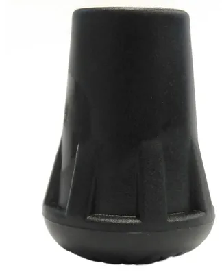 Imagen del producto de BH06189 (4 unidades) Puntas de goma para bastones de senderismo, color negro, 11 mm - Paquete de 4 unidades
