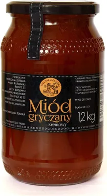 Produktbild von Cremiger Buchweizenhonig 1,2 kg SPEZIAL VON DER APIEE