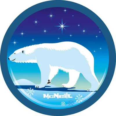 Produktbild von McNeill Schulranzen-Zubehör McAddy Eisbär blau