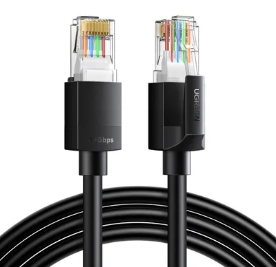 Zdjęcie produktu dla Kabel Ethernet Ugreen Cat6A UTP, 2 metry, czarny