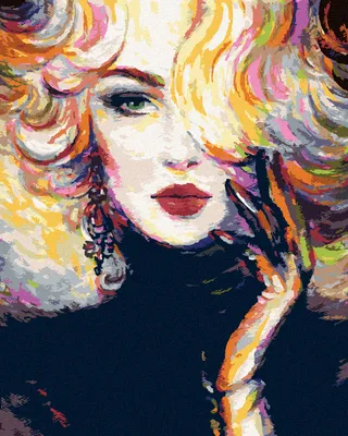 Zdjęcie produktu dla Zuty - Painting by Numbers - TAJOMNA KOBIETA W KOLORZE, 40x50 cm, naciągnięte płótno na ramę