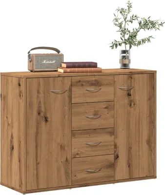Produktbild von Sideboard Wohnzimmer - Artisan-Eiche 88x30x64 cm Holzwerkstoff - Kommoden CC31596