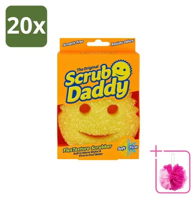 Produktbild von 20 x Scrub Daddy Reinigungsschwamm - Texturändernd - Sparpackung - 20 Stücke