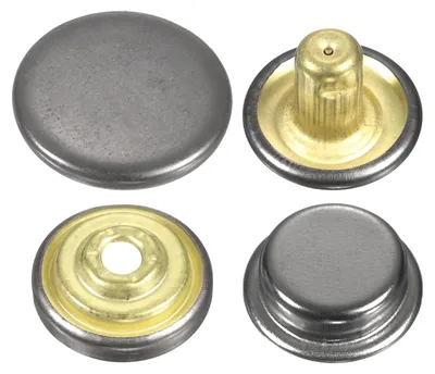 Druckknöpfe 12,5 mm, 30 Sets, Legierung, für Leder & Taschen