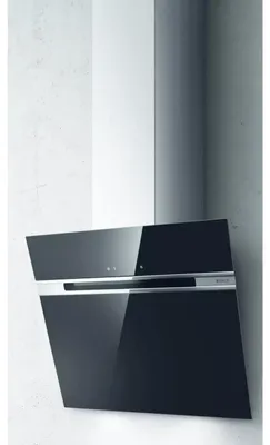 Image de Hotte décorative inclinée 60cm 625m3/h noir - Elica - STRIPE BL/A/60/LX - stripe lux