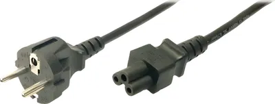 Immagine prodotto di Logilink Power Cord, CEE7/7 - C5, black, 1.80m