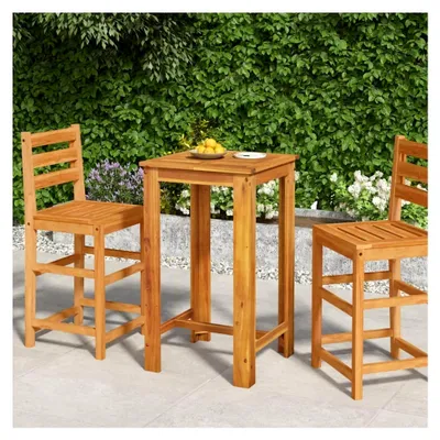 Produktbild von Hoher Gartentisch aus Akazienholz, 60 x 60 x 105 cm, für den Außenbereich