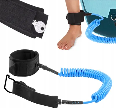 Produktbild von Sicherheitsleine für SUP mit elastischer Leash und Tasche Tsunami 1-3 m