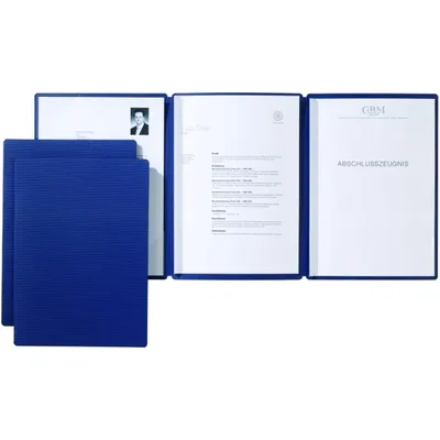 Produktbild von Pagna Bewerbungsmappe Straight Premium 3tlg. blau