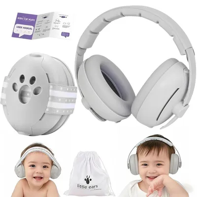 Produktbild von Gehörschutz Baby Kinder Gehörschützer - Für Babys und Kleinkinder bis 4 Jahre - 2-in-1
