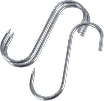 Produktbild von ORION Haken Stahlhaken Räucherhaken 11,5x8,4cm 3 Stück