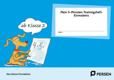 Produktbild von Mein 5-Minuten-Trainingsheft: Einmaleins