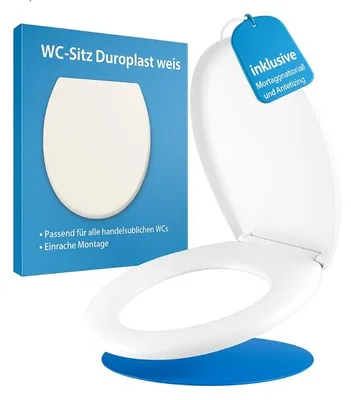 Produktbild von WC-Sitz Duroplast mit Absenkautomatik Passend für alle Standard-WCs