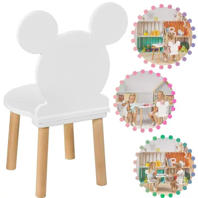 Produktbild von Holz-Kinderstuhl- und Tisch-Set für Kinder