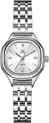 Produktbild von Stylische Damenuhr Analog Quarz Edelstahl, Kleines Zifferblatt, Wasserdicht, Elegant & Freizeit Armbanduhr für Damen