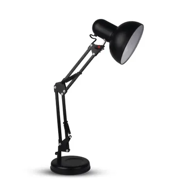 Obrázok produktu pre V-tac VT-7512 Stolná lampa – stolná lampa s nastaviteľným ramenom – čierna – E27