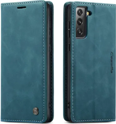 Produktbild von Samsung Galaxy S21 FE Hülle - CaseMe 013 Klapphülle - Blau