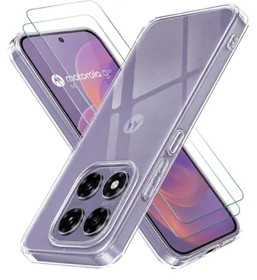 Produktbild von Hülle + 2X Schutzglas für Motorola Moto G87 Panzerfolie Display Full Case 9H