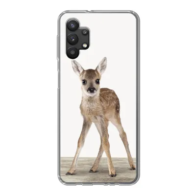 Produktbild von MuchoWow® Handyhülle Schutzhülle Hülle für Samsung Galaxy A32 5G Hirsche - Baby-Hirsche - Tiere - Mädchen - Jungen - Kinder Silikon Softcase Handy Hülle - Softcase