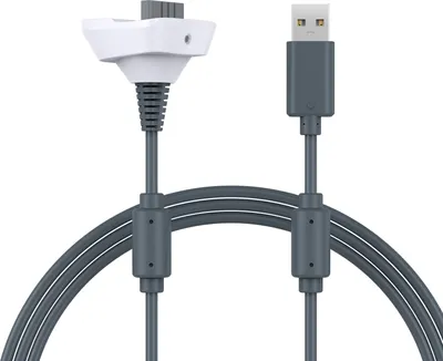 Produktbild von USB-Ladekabel für Xbox 360/360 Slim Wireless Controller 1,8m USB-Ladegerät Kabel