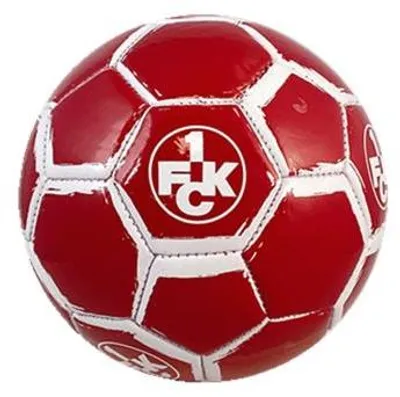 Produktbild von FCK Miniball Größe 1, rot, aus robustem PVC, offiziell lizenziertes Merchandise