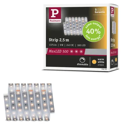 Produktbild von Paulmann MaxLED 500 LED Strip Warmweiß Erweiterung
