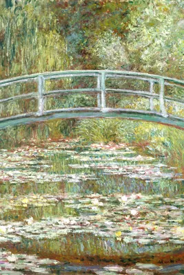 Obrázok produktu pre Plakát 61x91,5 cm Most nad jazierkom s leknínmi, Monet Vintage