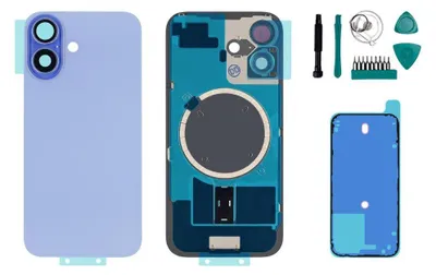 Produktbild von iPhone 16 Backcover Ultramarin - Set