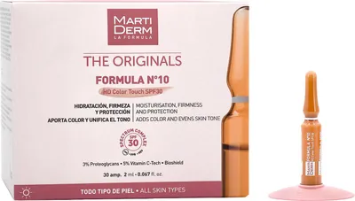Obrázok produktu pre Martiderm Ampulky Formula Nao10 Spf 30 s farbou 30h