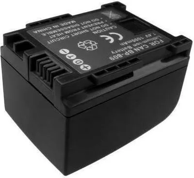 Produktbild von Trade-Shop Kamera Li-Ion Akku 7,4V ersetzt BP-808 BP-809 BP-819 BP-827 für Canon FS10 FS11 HF10 HF100 HF11