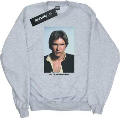 Produktbild von Star Wars - "May The Force" Sweatshirt für Herren BI45467 (S) (Grau)