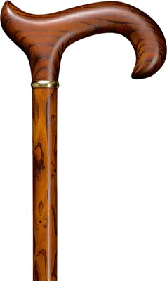 Produktbild von Schlanker L-Derby aus poliertem Schwarzdorn-Holz
