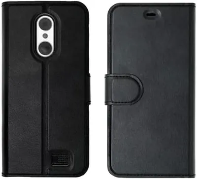 Immagine prodotto di Custodia per telefono - Cover protettiva - Protezione per cellulare - Con portacarte - 14,3 x 7,7 x 1,8 cm - Nera